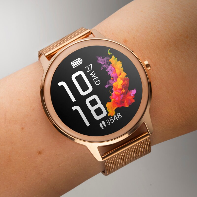Main Image 4 of Sekonda Flex Rose Gold Tone Bracelet Smart Watch