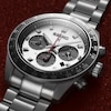 Thumbnail Image 3 of Seiko Prospex Speedtimer ‘Go Large’ Solar Silver Dial Chronograph Watch