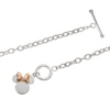 Thumbnail Image 1 of Disney Sterling Silver Minnie Mouse Charm Toggle Bracelet