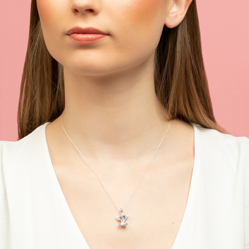Main Image 4 of Disney Lilo & Stitch Sterling Silver Pendant