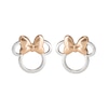 Thumbnail Image 1 of Disney Rose Gold Plated Sterling Silver Minnie Mouse Stud Earrings