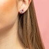 Thumbnail Image 4 of Disney Minnie Mouse Sterling Silver & Red Enamel CZ Stud Earrings