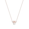 Thumbnail Image 3 of Disney Rose Gold Plated Sterling Silver Crystal Minnie Mouse Necklace