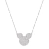 Thumbnail Image 3 of Disney Sterling Silver Cubic Zirconia Pavé Mickey Mouse Necklace