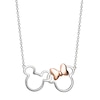 Thumbnail Image 3 of Disney Sterling Silver Mickey & Minnie Mouse Necklace