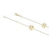 Thumbnail Image 3 of 9ct Yellow Gold Cubic Zirconia Flower Station Bracelet