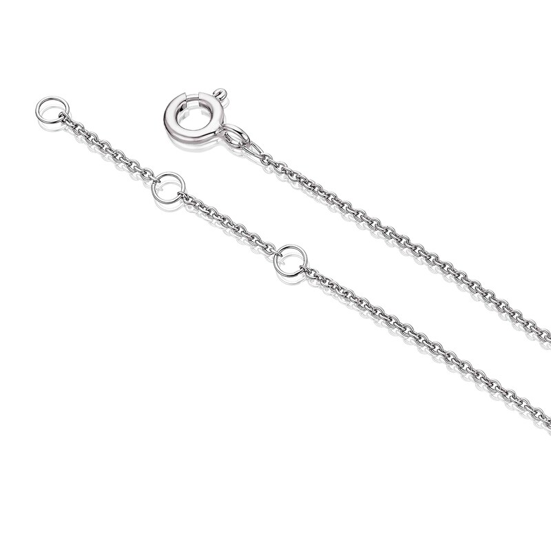 Main Image 3 of Sterling Silver 0.08ct Diamond Flower Bracelet