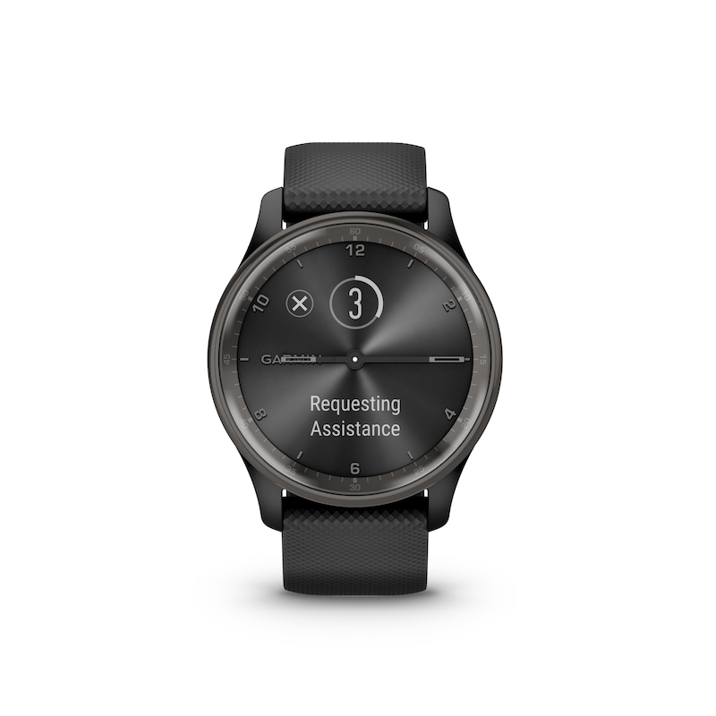 Garmin Vívomove® Trend Black Strap Exclusive Smartwatch