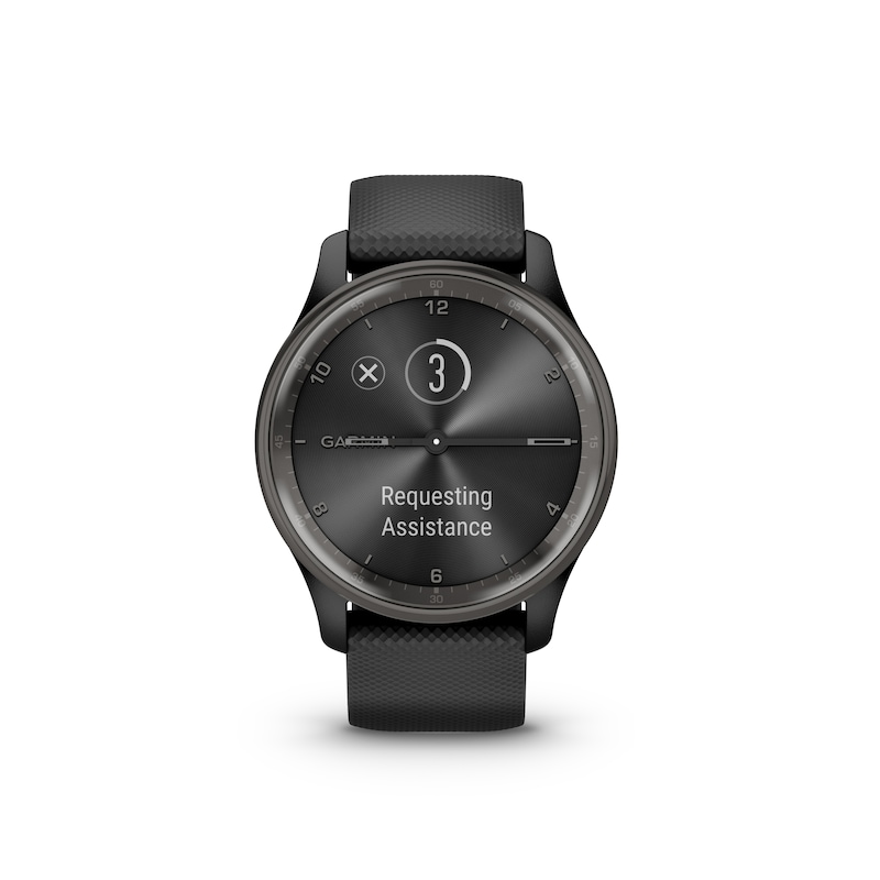 Main Image 1 of Garmin Vívomove® Trend Black Strap Exclusive Smartwatch