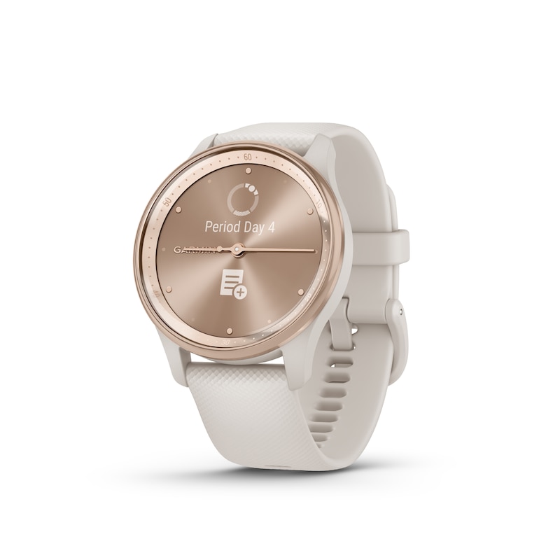 Main Image 2 of Garmin Vívomove® Trend White Strap Exclusive Smartwatch