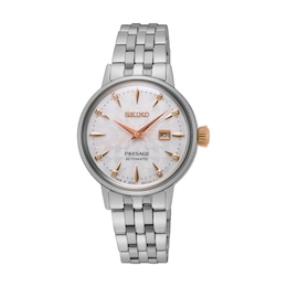 Seiko Presage Cocktail Time Clover Club Diamond Twist Watch