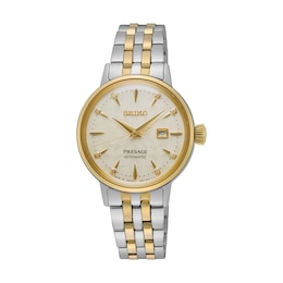Seiko Presage Cocktail Time White Lady Bracelet Watch