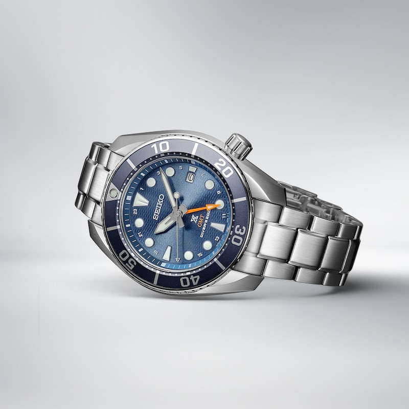 Main Image 3 of Seiko Prospex 'SUMO' GMT Diver Bracelet Watch