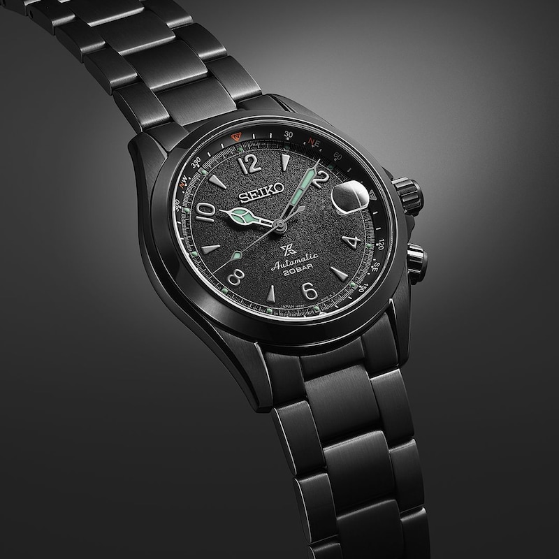 Seiko Alpinist Black Series Limited Edition Watch
