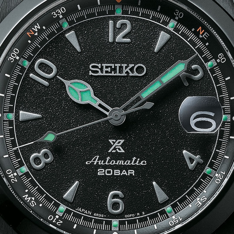 Seiko Alpinist Black Series Limited Edition Watch