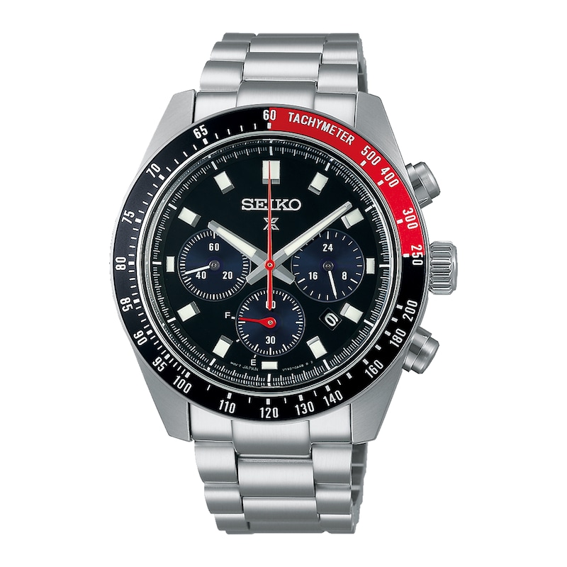 Main Image 1 of Seiko Speedtimer Go Large Solar Chronograph Bracelet Watch