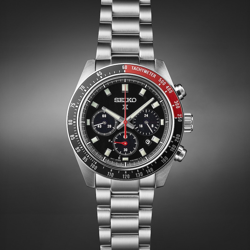 Main Image 2 of Seiko Speedtimer Go Large Solar Chronograph Bracelet Watch