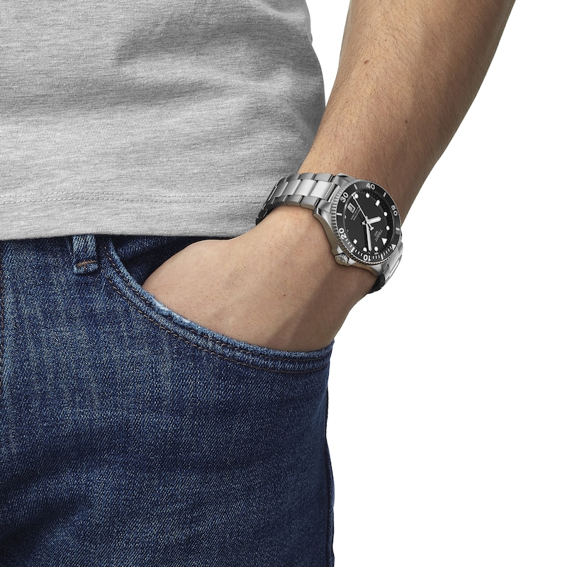 Main Image 6 of Tissot Seastar Quartz 1000 Stainless Steel Bracelet Watch
