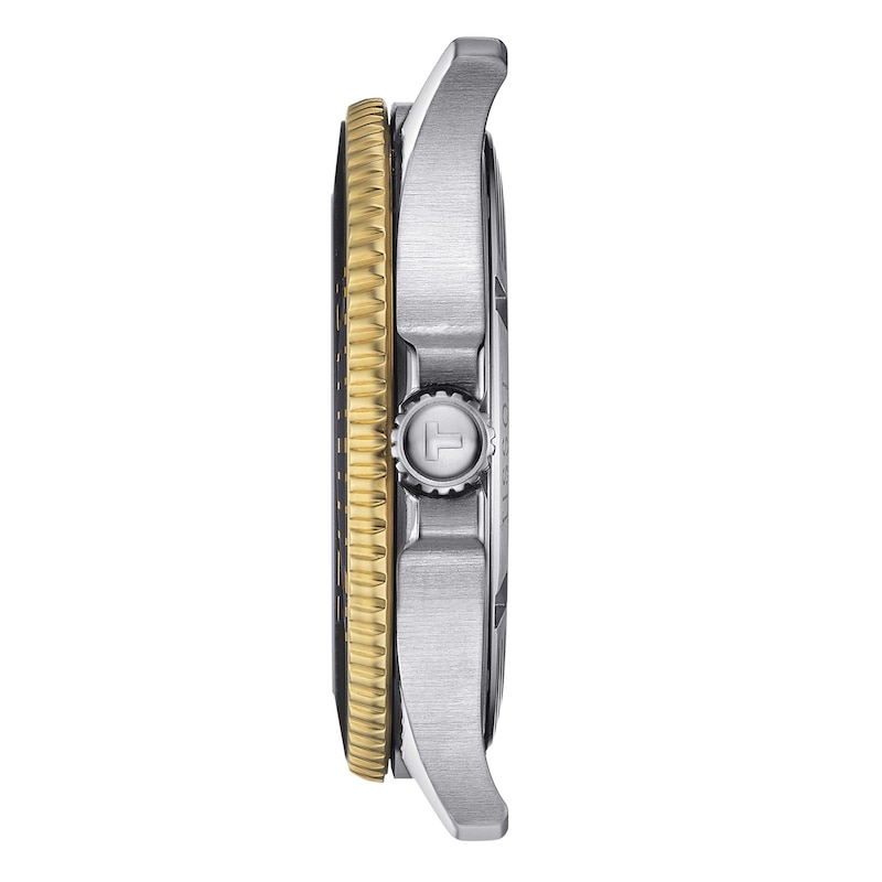 Main Image 2 of Tissot Seastar Quartz 1000 Black Rubber Strap Watch