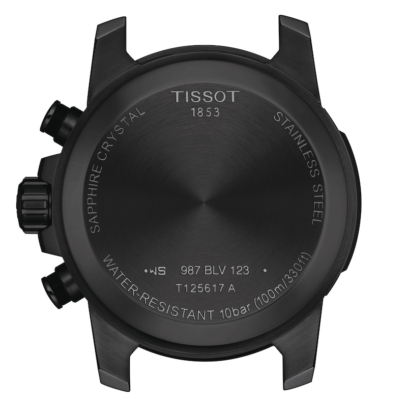 Main Image 3 of Tissot Supersport Chrono Black Leather Strap Watch