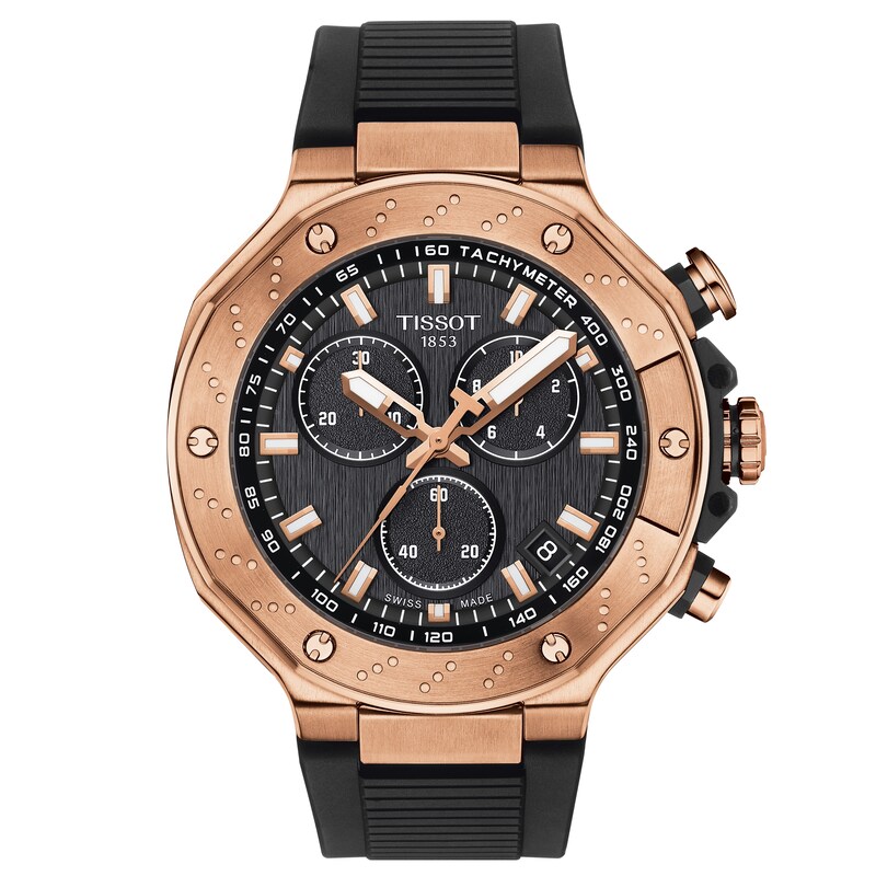 Tissot T-Race Chronograph Black Rubber Strap Watch