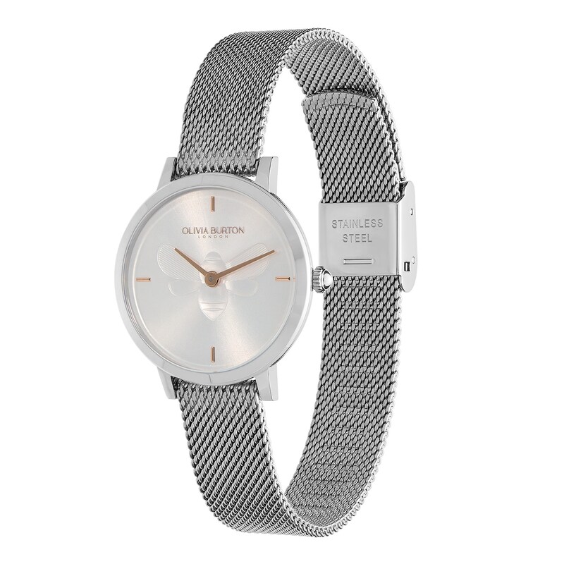 Main Image 2 of Olivia Burton Ladies' Ultra Slim Bees Mesh Bracelet Watch