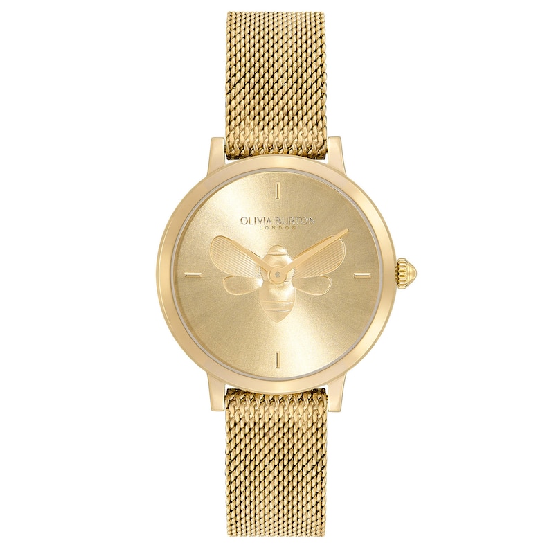 Main Image 1 of Olivia Burton Ladies' Ultra Slim Bees Mesh Bracelet Watch