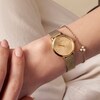 Thumbnail Image 4 of Olivia Burton Ladies' Ultra Slim Bees Mesh Bracelet Watch