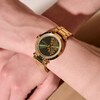 Thumbnail Image 4 of Olivia Burton Ladies' T-Bar Florals Gold Tone Watch