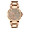 Thumbnail Image 1 of Olivia Burton Ladies' T-Bar Florals Rose Gold Tone Watch