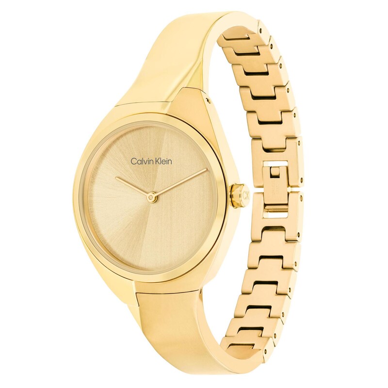 Main Image 2 of Calvin Klein Ladies' Gold IP Stainless Steel Bangle Watch