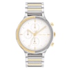 Thumbnail Image 1 of Calvin Klein Ladies' Two Tone Bezel & Bracelet Watch