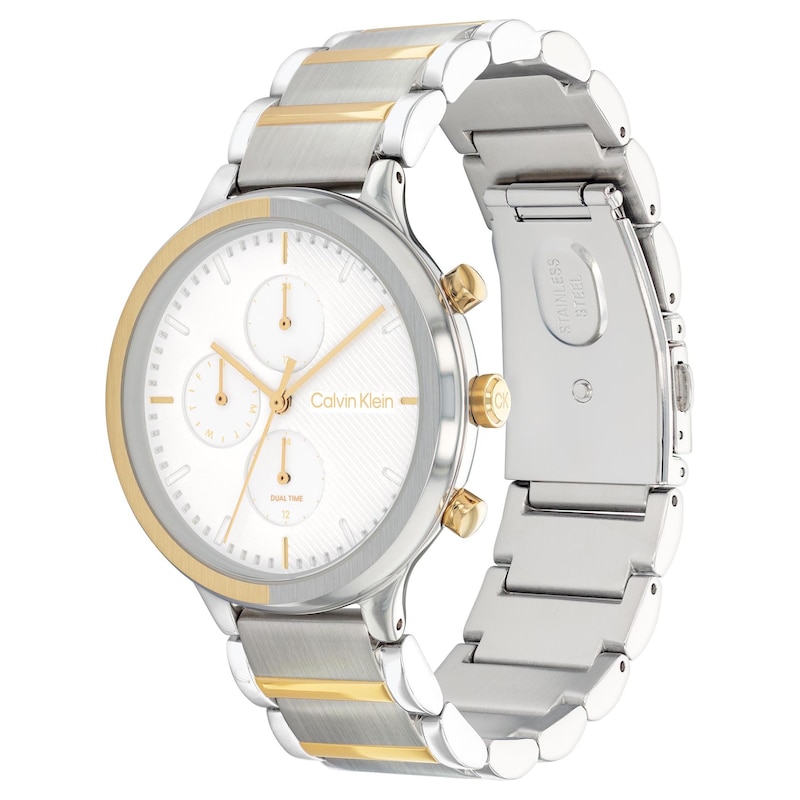 Main Image 2 of Calvin Klein Ladies' Two Tone Bezel & Bracelet Watch