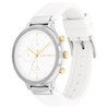 Thumbnail Image 1 of Calvin Klein Ladies' White Silicone Strap Watch