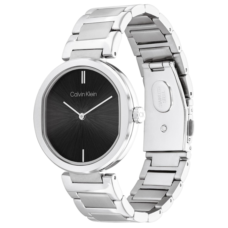 Main Image 3 of Calvin Klein Sensation Ladies' Black Dial Stainless Steel Watch
