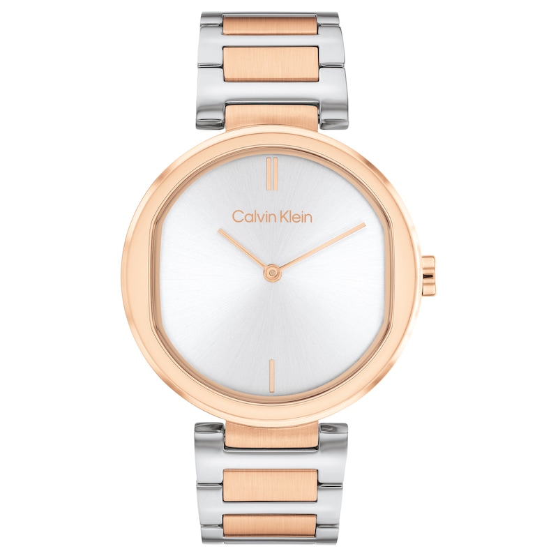 Calvin Klein Ladies' Two Tone Stainless Steel Bracelet Watch