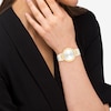 Thumbnail Image 4 of Calvin Klein Ladies' Silver Dial White Leather Strap Watch