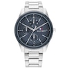 Thumbnail Image 1 of Tommy Hilfiger Men's Blue Dial Tyler Stainless Steel Watch