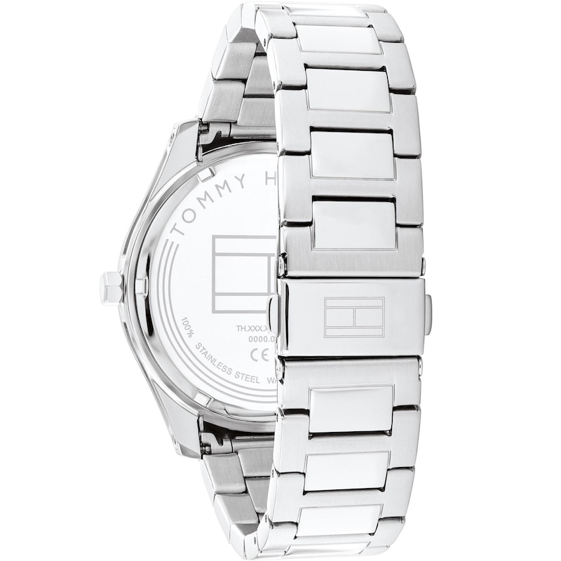 Main Image 3 of Tommy Hilfiger Men's Black Dial Tyler Stainless Steel Watch