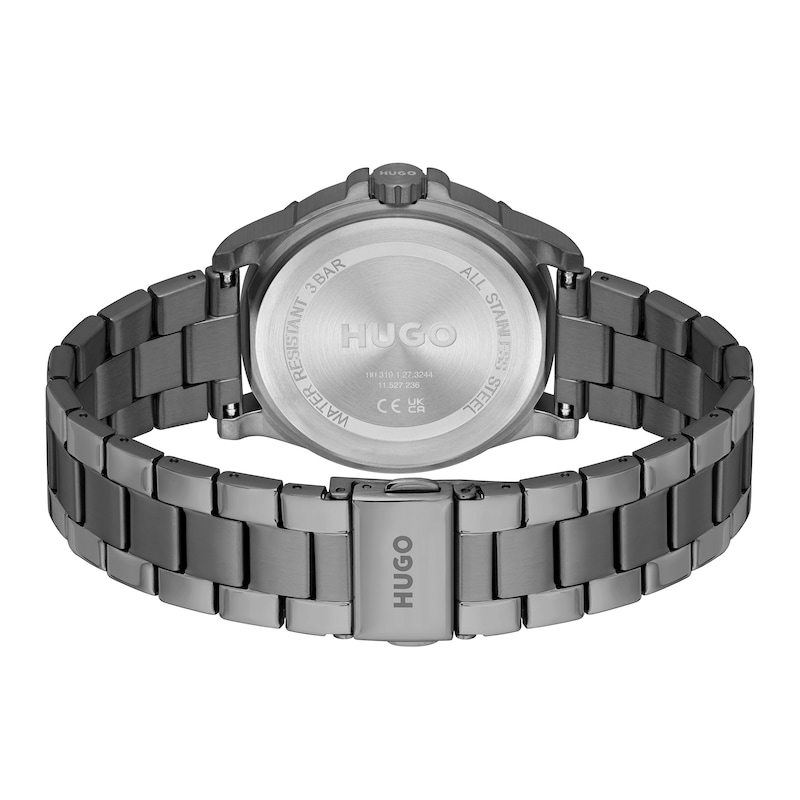 Main Image 2 of HUGO #IMPRESS Ladies' Grey IP Bracelet Watch