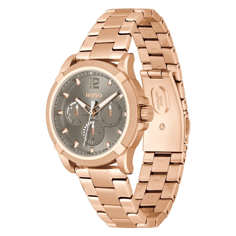 Main Image 3 of HUGO #IMPRESS Ladies' Carnation Gold Tone Bracelet Watch