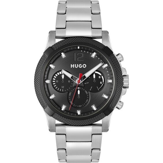 HUGO #IMPRESS Men's Stainless Steel Bracelet Watch