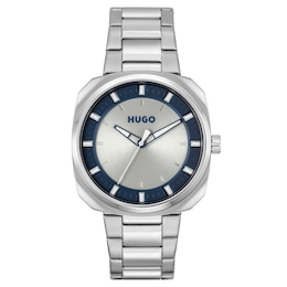 HUGO #SHRILL Men's Stainless Steel Bracelet Watch