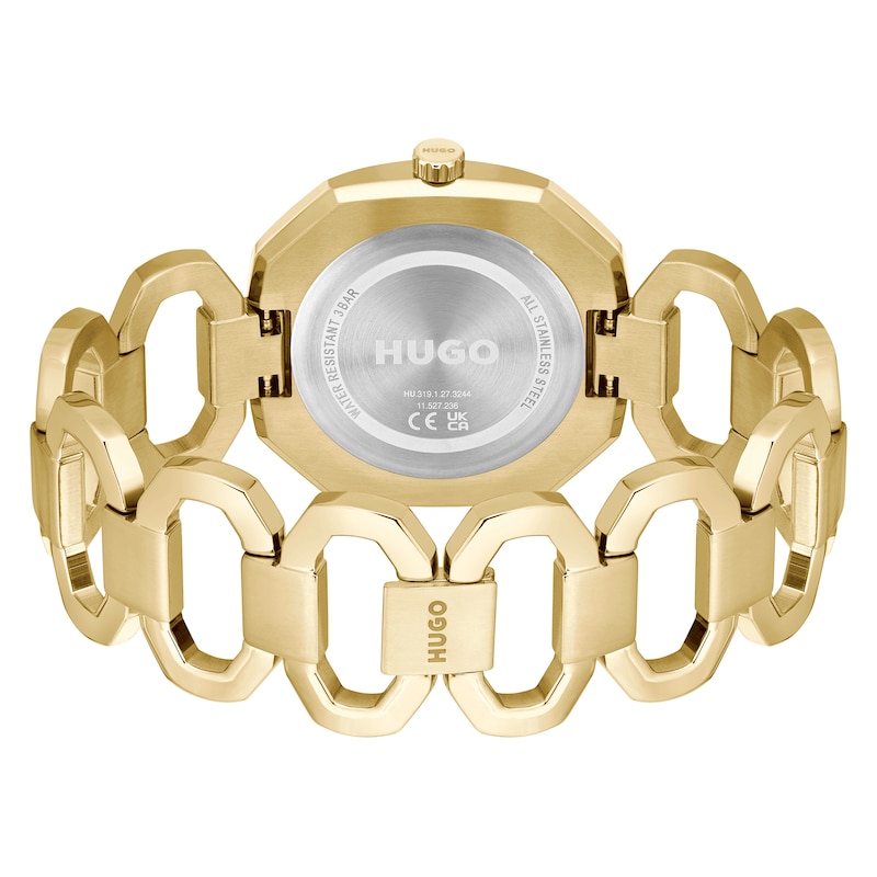 Main Image 2 of HUGO #INTENSE Ladies' Gold IP Fancy Bracelet Watch