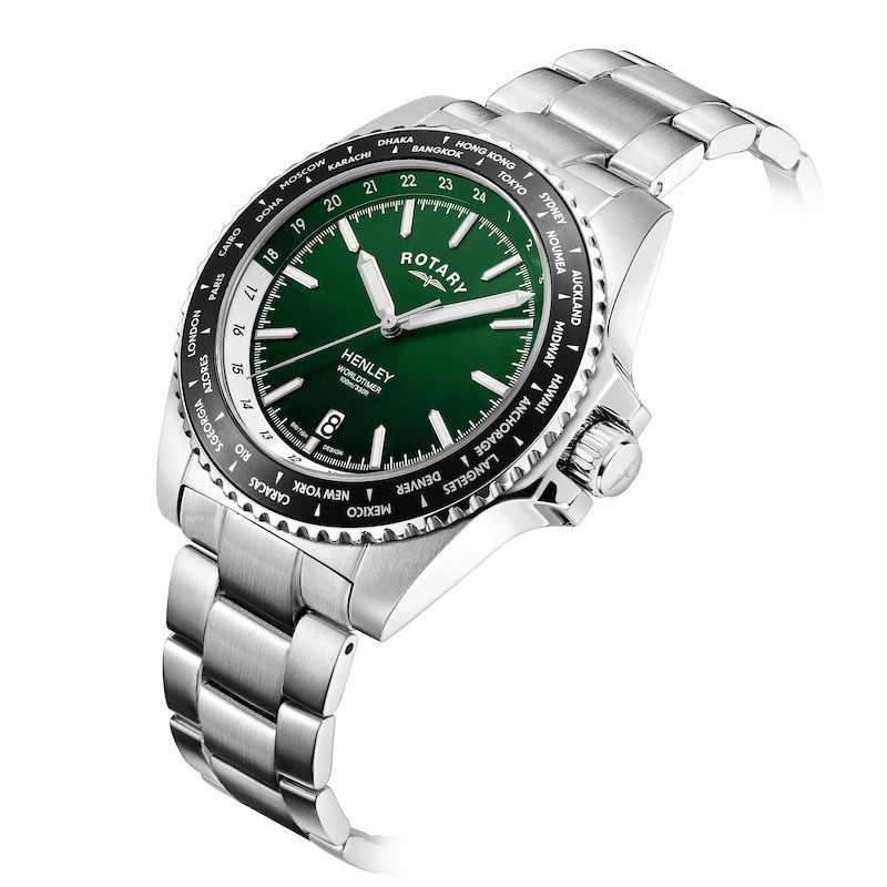 Main Image 2 of Rotary Henley Men's Stainless Steel Bracelet Watch