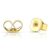 Thumbnail Image 2 of Children's 9ct Yellow Gold Crystal Star Stud Earrings
