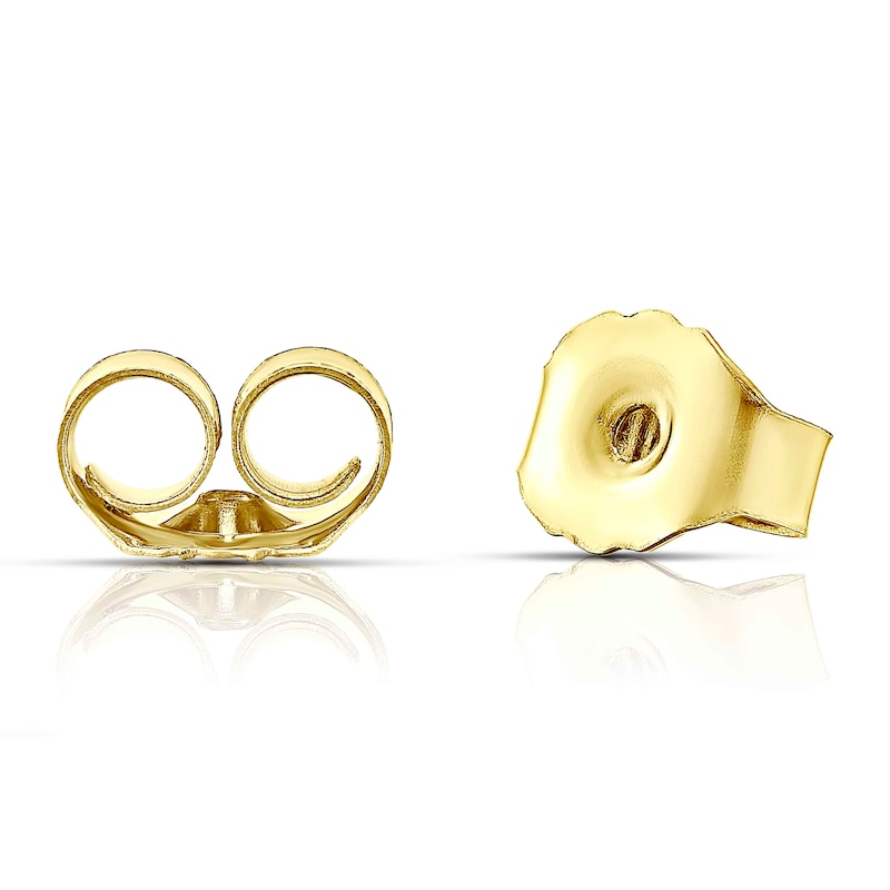 Main Image 2 of Children's 9ct Yellow Gold Crystal Star Stud Earrings