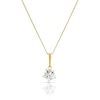 Thumbnail Image 1 of Children's 9ct Yellow Gold Cubic Zirconia Star Pendant