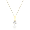 Thumbnail Image 0 of Children's 9ct Yellow Gold Cubic Zirconia Star Pendant