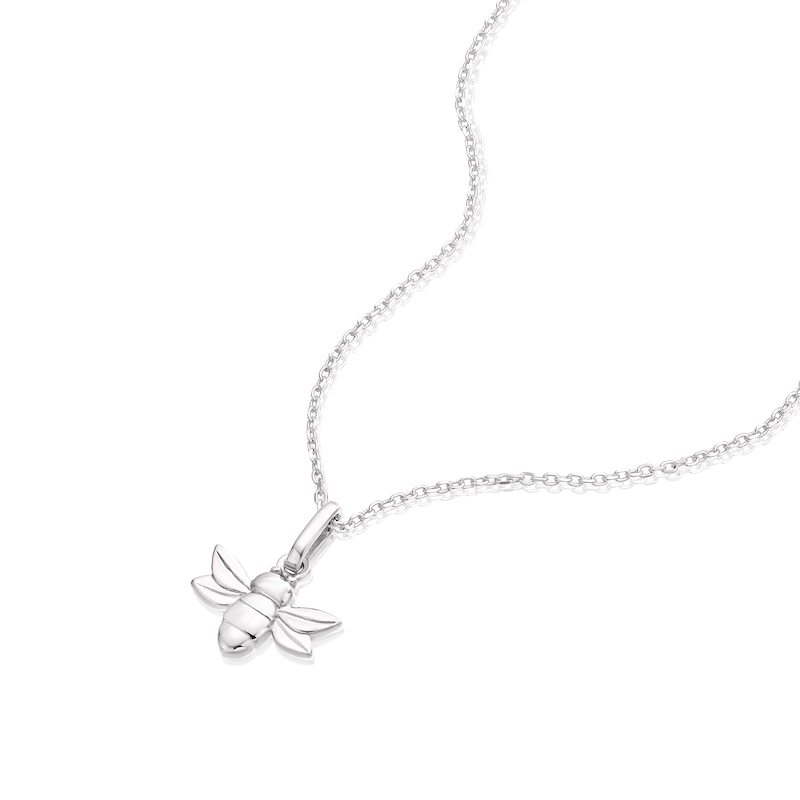 Children's Sterling Silver Bee Pendant Necklace